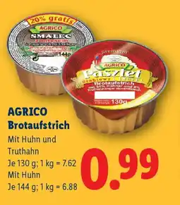 Lidl AGRICO Brotaufstrich Angebot