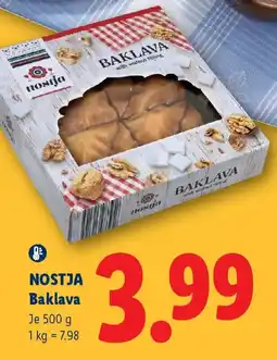 Lidl Nostja Baklava Angebot