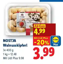 Lidl NOSTJA Walnusskipferl Angebot