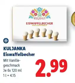 Lidl Kuljanka Eiswaffelbecher Angebot