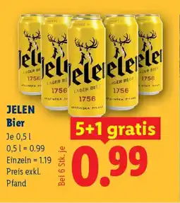 Lidl Jelen Bier Angebot