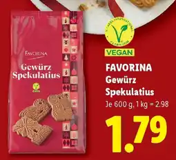 Lidl Favorina Gewürz Spekulatius Angebot
