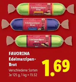 Lidl Favorina Edelmarzipan-Brot Angebot