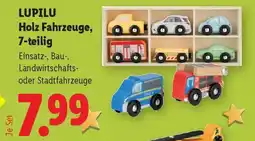 Lidl LUPILU Holz Fahrzeuge Angebot