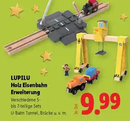 Lidl LUPILU Holz Eisenbahn Erweiterung Angebot