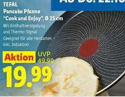 Lidl TEFAL Pancake Pfanne "Cook and Enjoy” Angebot