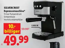 Lidl Silvercrest Espressomaschine Angebot
