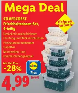Lidl Silvercrest Frischhaltedosen-Set Angebot