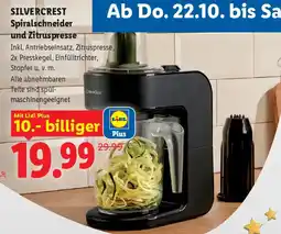 Lidl SILVERCREST Spiralschneider und Zitruspresse Angebot