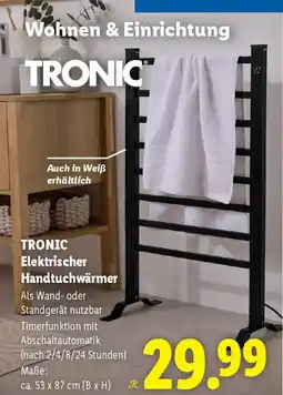 Lidl TRONIC Elektrischer Handtuchwärmer Angebot