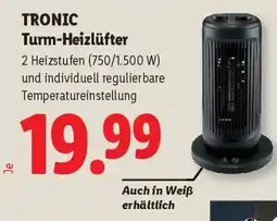 Lidl TRONIC Turm-Heizlüfter Angebot