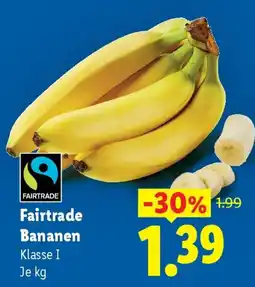 Lidl Fairtrade Bananen Angebot