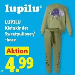 Lidl Lupilu Kleinkinder Sweatpullover/-hose Angebot