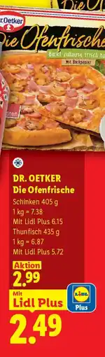 Lidl DR. OETKER Die Ofenfrische Angebot