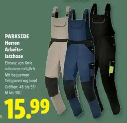 Lidl Parkside Herren Arbeitslatzhose Angebot
