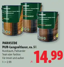 Lidl Parkside PUR-Langzeitlasur Angebot