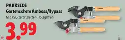 Lidl Parkside Gartenschere Amboss/Bypass Angebot