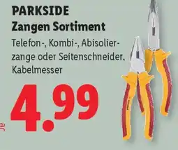Lidl Parkside Zangen Sortiment Angebot