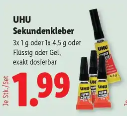 Lidl UHU Sekundenkleber Angebot