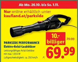 Lidl PARKSIDE PERFORMANCE Elektro-Axial-Laubbläser Angebot