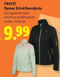 Lidl CRIVIT Damen Strickfleecejacke Angebot