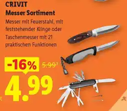 Lidl CRIVIT Messer Sortiment Angebot
