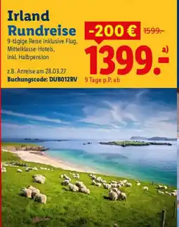 Lidl Reisen Irland Rundreise Angebot