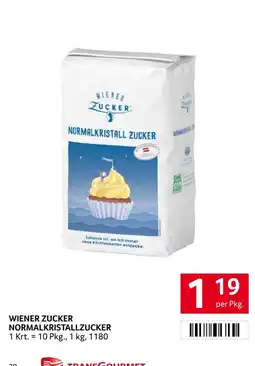 Transgourmet Wiener Zucker Normalkristallzucker Angebot