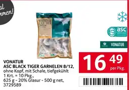 Transgourmet Vonatur ASC Black Tiger Garnelen Angebot