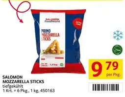 Transgourmet Salomon Mozzarella Sticks Angebot