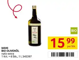 Transgourmet Mani Bio Olivenöl Angebot