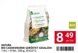 Transgourmet Natura Bio Cashewkerne geröstet gesalzen Angebot