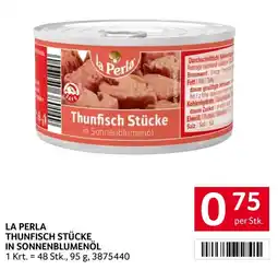 Transgourmet La Perla Thunfisch Stücke in Sonnenblumenöl Angebot