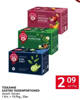 Teekanne Gastro Tassenportionen