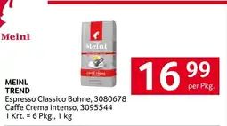 Transgourmet Meinl Espresso Classico Bohnen Angebot