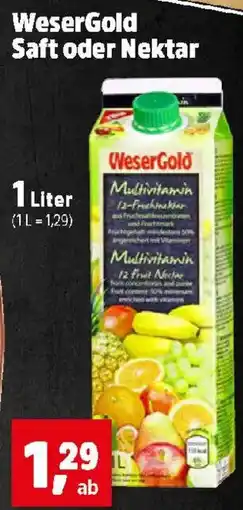 Thomas Philipps WeserGold Saft oder Nektar Angebot