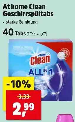 Thomas Philipps At home Clean Geschirrspültabs Angebot
