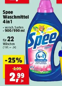 Thomas Philipps Spee Waschmittel 4 in 1 Angebot