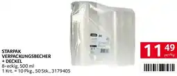 Transgourmet Starpak Verpackungsbecher + Deckel Angebot