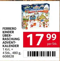 Transgourmet Ferrero Kinder Überraschung Adventkalender Angebot