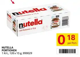 Transgourmet Nutella Portionen Angebot