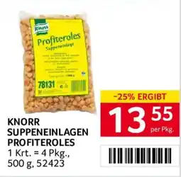 Transgourmet Knorr Suppeneinlagen Profiteroles Angebot