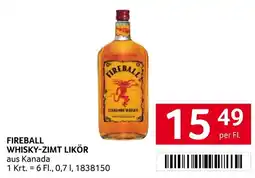 Transgourmet Fireball Whisky-Zimt Likör Angebot