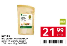 Transgourmet Natura Bio Grana Padano DOP Angebot