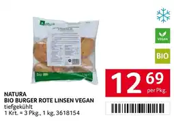 Transgourmet Natura Bio Burger Rote Linsen Vegan Angebot