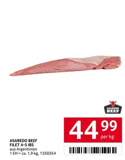 Transgourmet Asaredo Beef Filet 4-5 Ibs Angebot