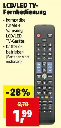 Thomas Philipps LCD/LED TV-Fernbedienung Angebot