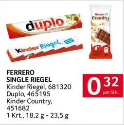 Transgourmet Ferrero Single Riegel Angebot