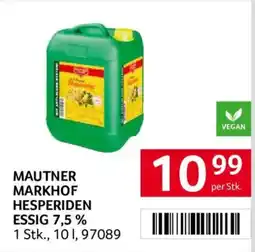 Transgourmet Mautner Markhof Hesperiden Essig 7,5 % Angebot
