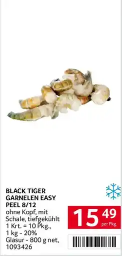 Transgourmet Black Tiger Garnelen Easy Peel 8/12 Angebot